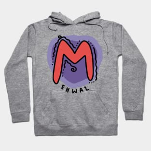 EHWAZ Rune Colorful Doodles Hoodie